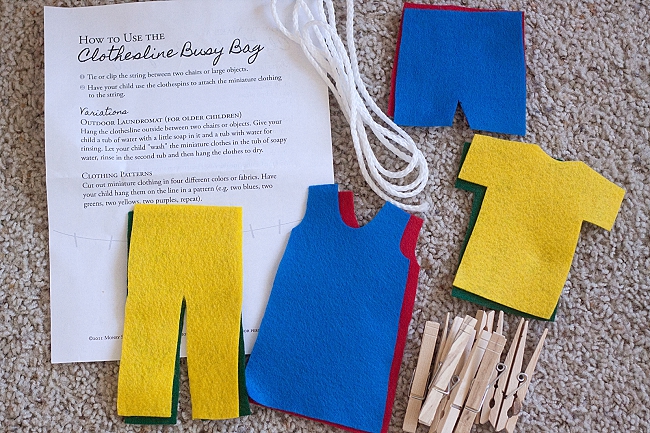 Busy Bag Exchange: Preschool Bags from Second Story Window