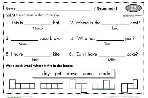 Homework Help Second Grade Morning Work For Second Grade Second 