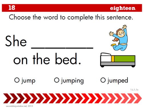 1st Grade Around the Room Language Arts Review (Common Core Aligned)