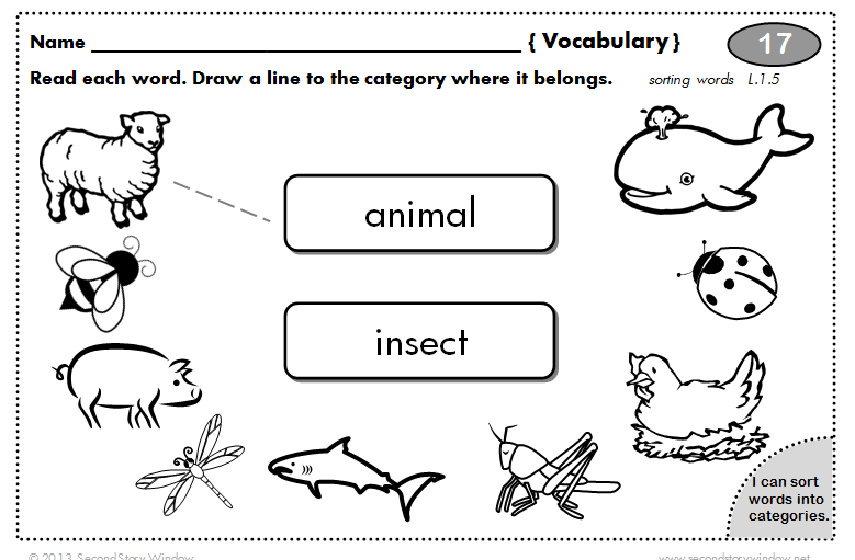 1st Grade Homework - spiral review for the year!