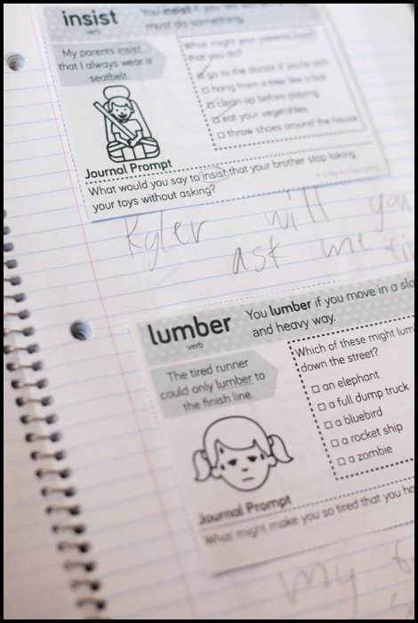 Acquiring Vocabulary with an Interactive Vocabulary Notebook