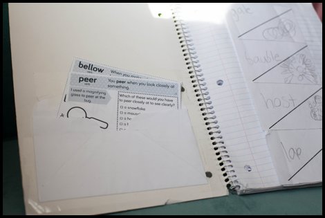 Acquiring Vocabulary with an Interactive Vocabulary Notebook