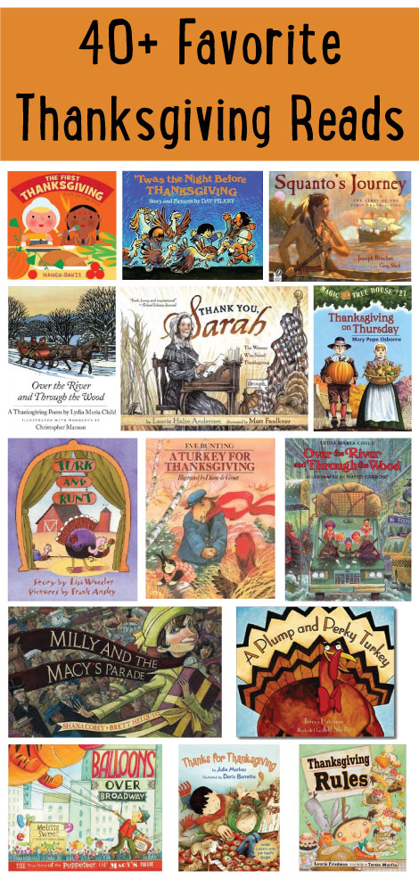 40+ Favorite Thanksgiving Books