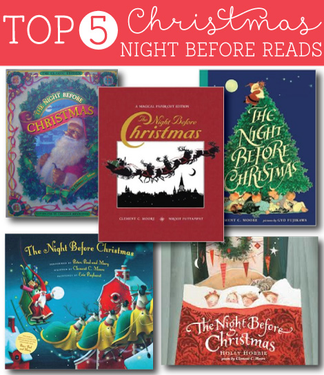 Top 5 Night Before Christmas Books WITH reviews!