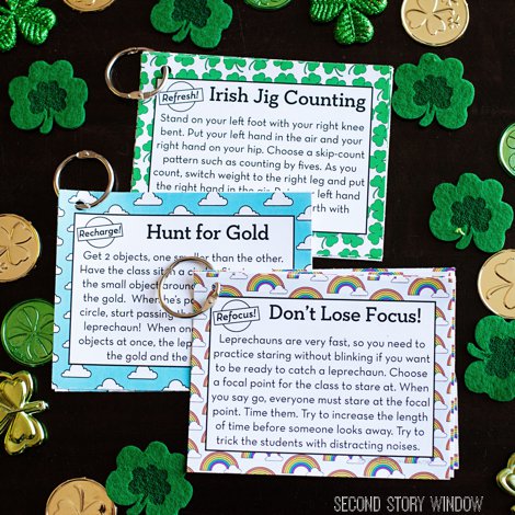 12 FREE St. Patrick's Day Brain Breaks