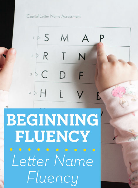 Beginning Fluency: Letter Name Fluency