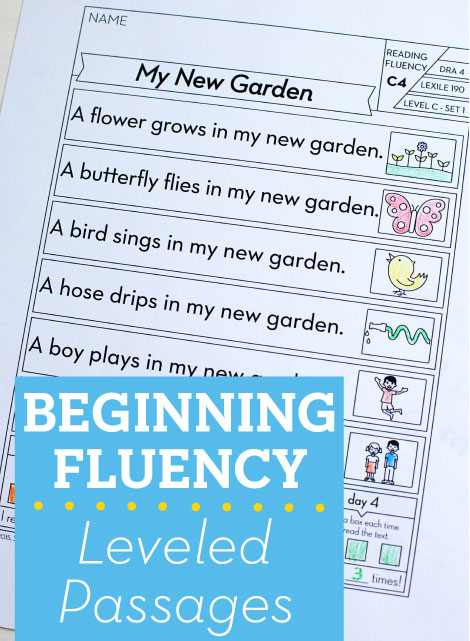 Beginning Fluency: Leveled Passages