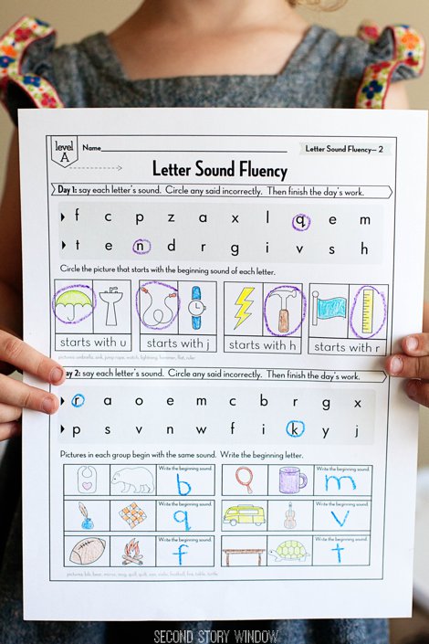 Beginning Fluency: Letter Sound Fluency