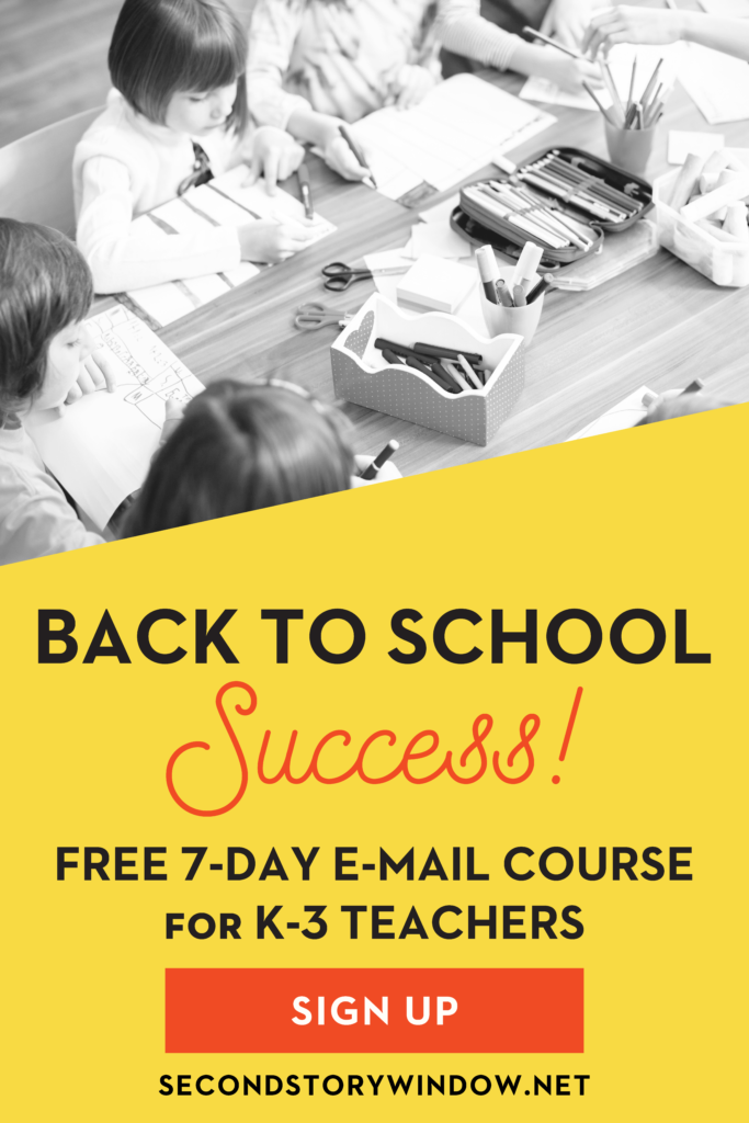 Back to school free e-mail course for k-3 teachers