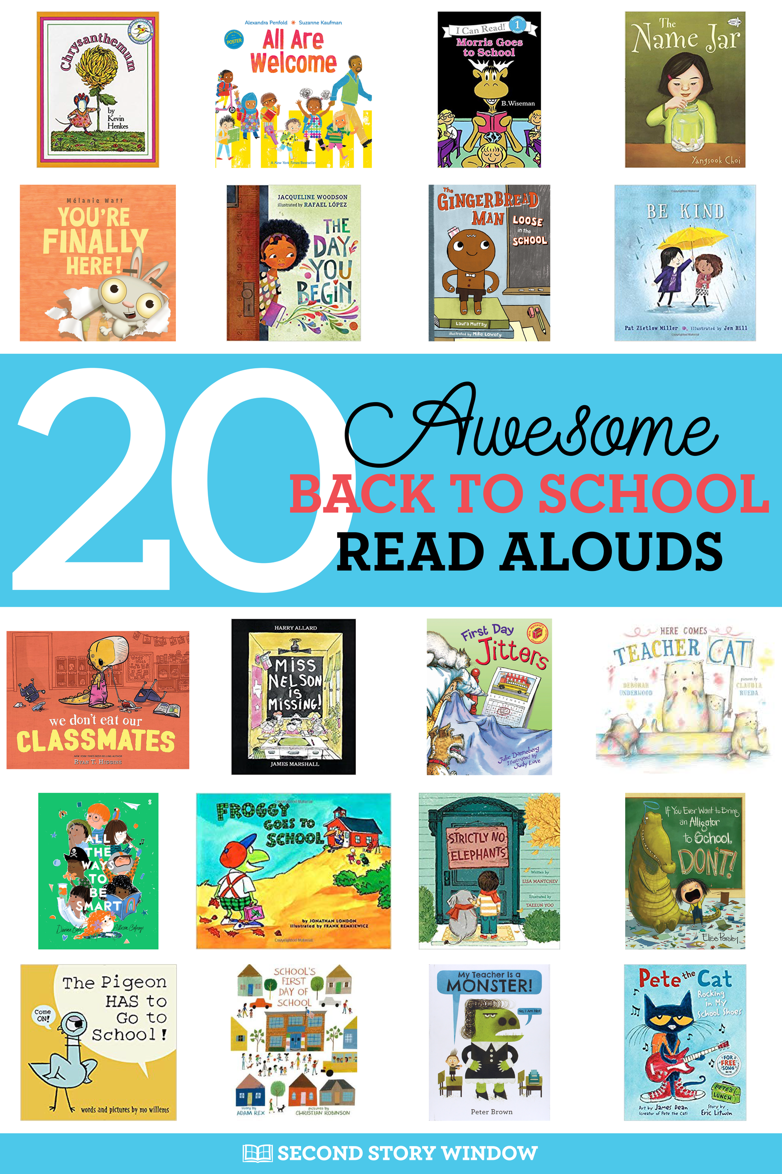 20 Awesome Books for the First Week of School 20 Awesome Books for the First Week of School