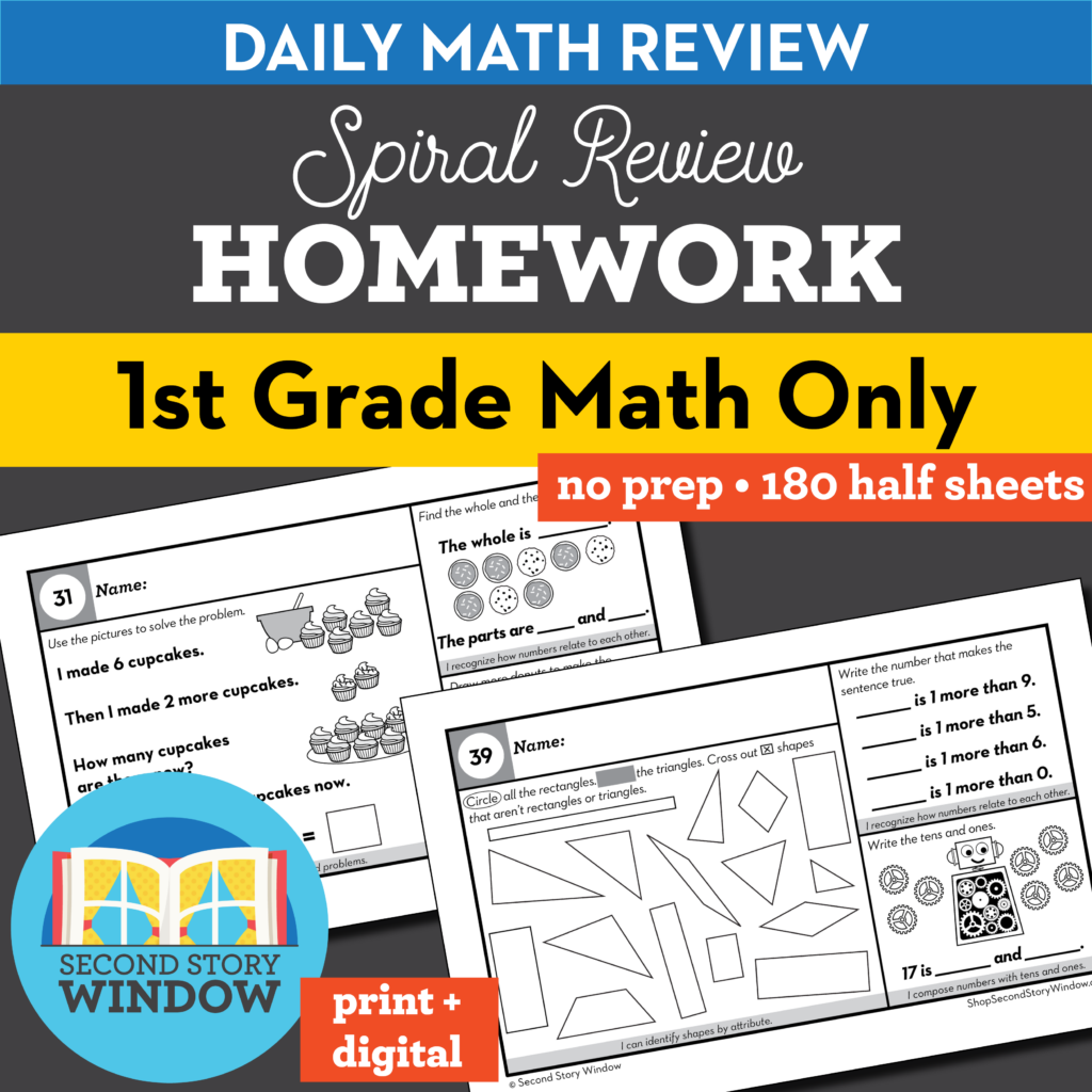 1st Grade Math Homework - Second Story Window