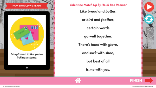 Valentine's Reading Fluency in a Flash 1st Grade • Digital Fluency Mini Lessons - Image 3