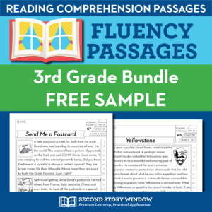 3rd Grade Fluency Homework Sampler (FREE)