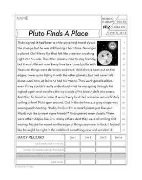 Printable Fluency Activities