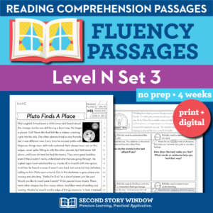 fluency passages for homework