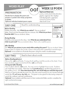 Adventure - oat Word Family Poem of the Week - Long Vowel O Fluency Poem - Image 3
