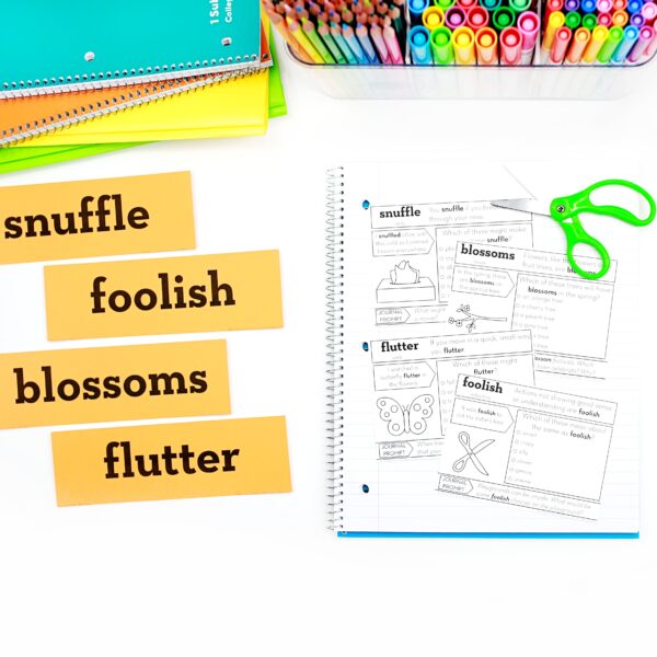 Fletcher and the Springtime Blossoms Vocabulary - Spring Read Aloud Lesson and Activities - Image 3