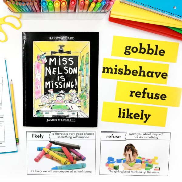 Back to School Vocabulary Bundle | First Week of School Read Aloud Lessons and Activities - Image 5