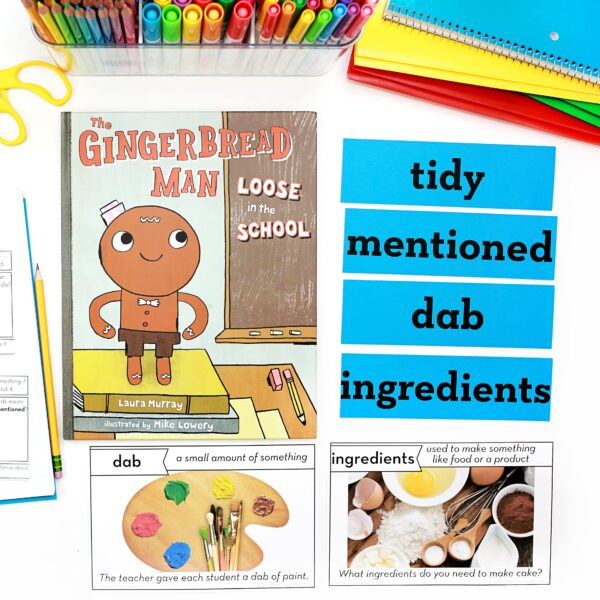 The Gingerbread Man Loose in the School Vocabulary | Read Aloud Lesson and Activities - Image 2