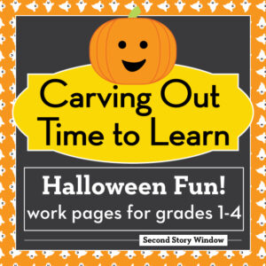 Halloween Math and ELA Differentiated Work Pages for Grades 1-3