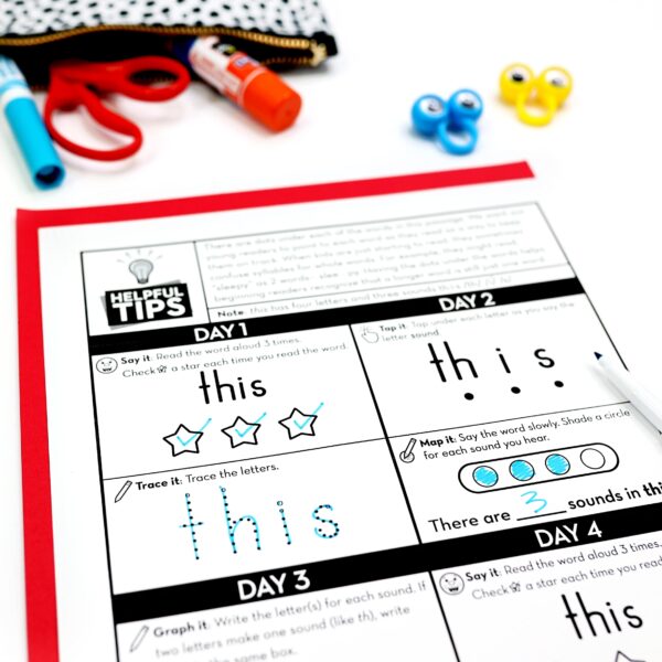Decodable Passages Reading Fluency and Sight Word Practice Level A Set 1 - Image 4