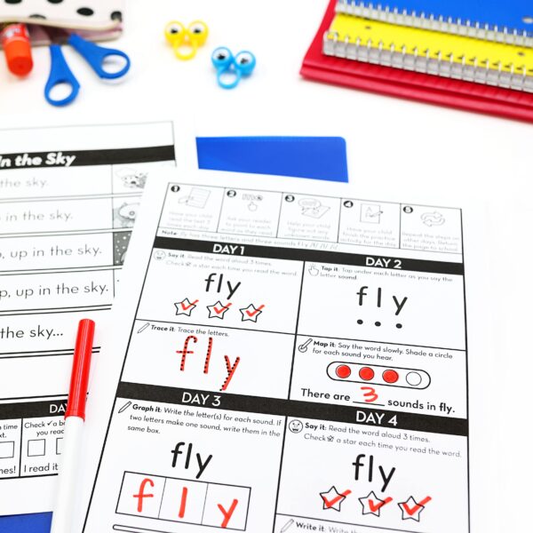 Decodable Passages Reading Fluency and Sight Word Practice Level C Set 2 - Image 4