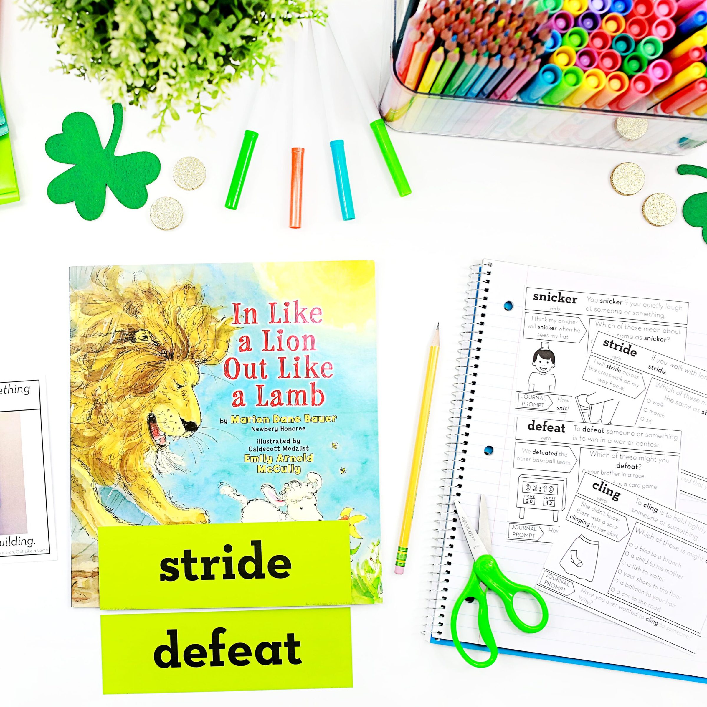 March Vocabulary Bundle - Read Aloud Lessons and Activities - Image 4