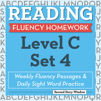 Reading Fluency Homework Level C Set 4 Second Story Window Reading Fluency Homework Level C Set 4 Second Story Window