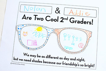 Two Cool Coyotes • Back to School Book Companion Activity • 1st Day of School - Image 2