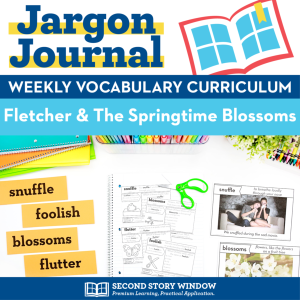 Fletcher and the Springtime Blossoms Vocabulary - Spring Read Aloud Lesson and Activities