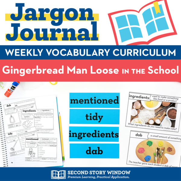 The Gingerbread Man Loose in the School Vocabulary | Read Aloud Lesson and Activities