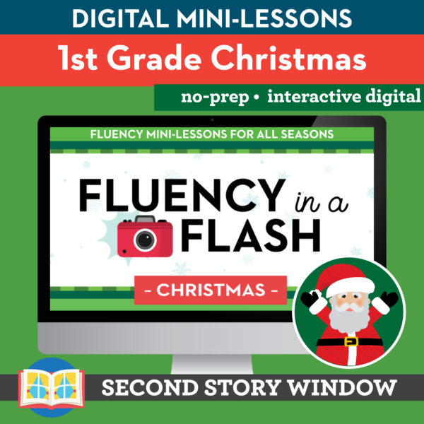 Christmas Reading Fluency in a Flash 1st Grade • Digital Fluency Mini Lessons