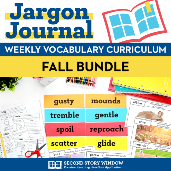 Fall Vocabulary Bundle | Fall Read Aloud Lessons and Activities