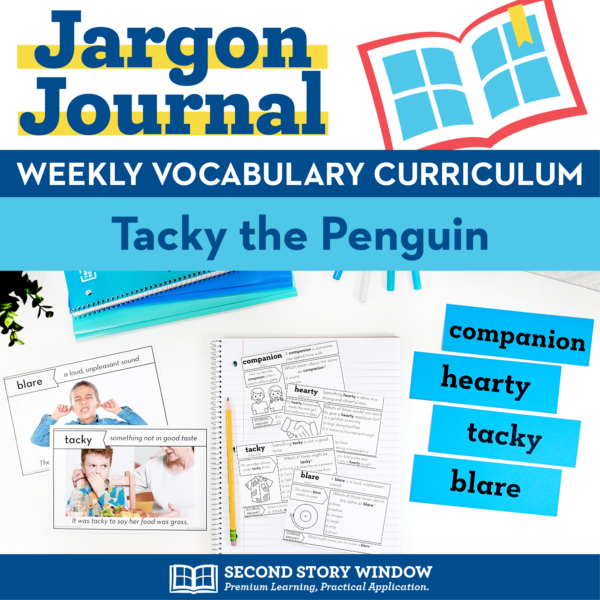 Tacky the Penguin Vocabulary