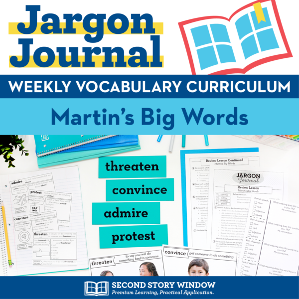 Martin Luther King Activities - MLK Jr. - Martin's Big Words Vocabulary
