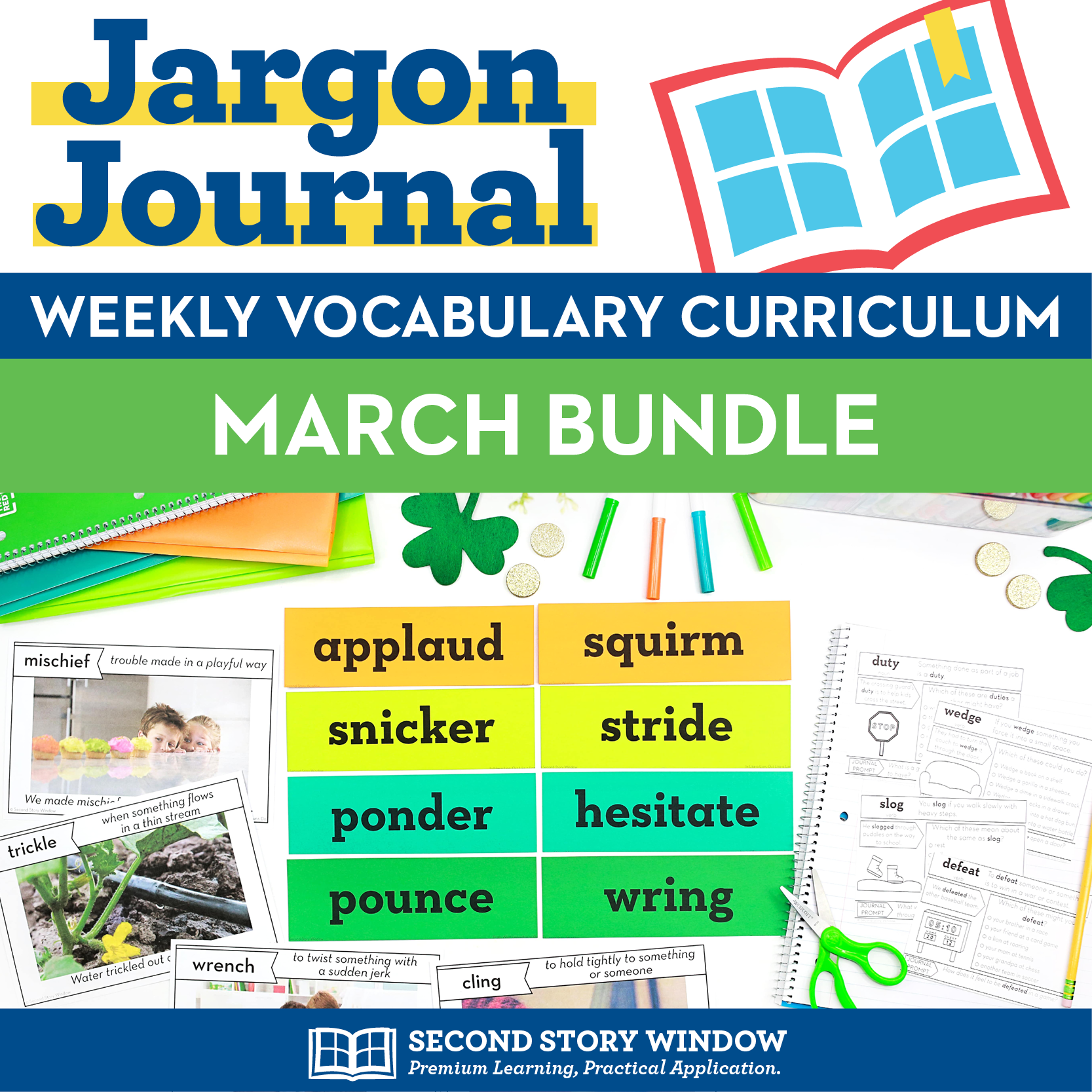 March Vocabulary Bundle - Read Aloud Lessons and Activities