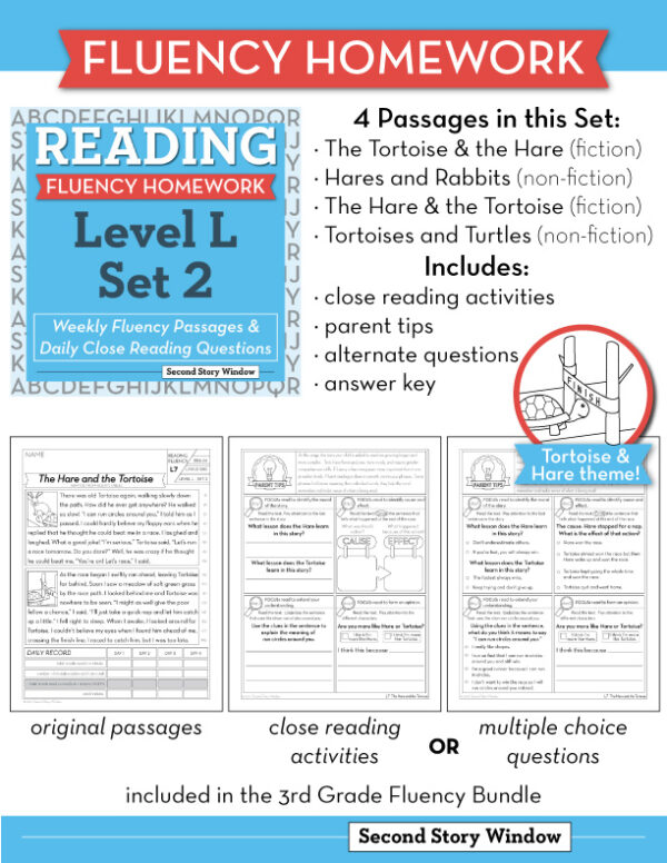 Reading Fluency Homework Level L Set 2 - Image 5