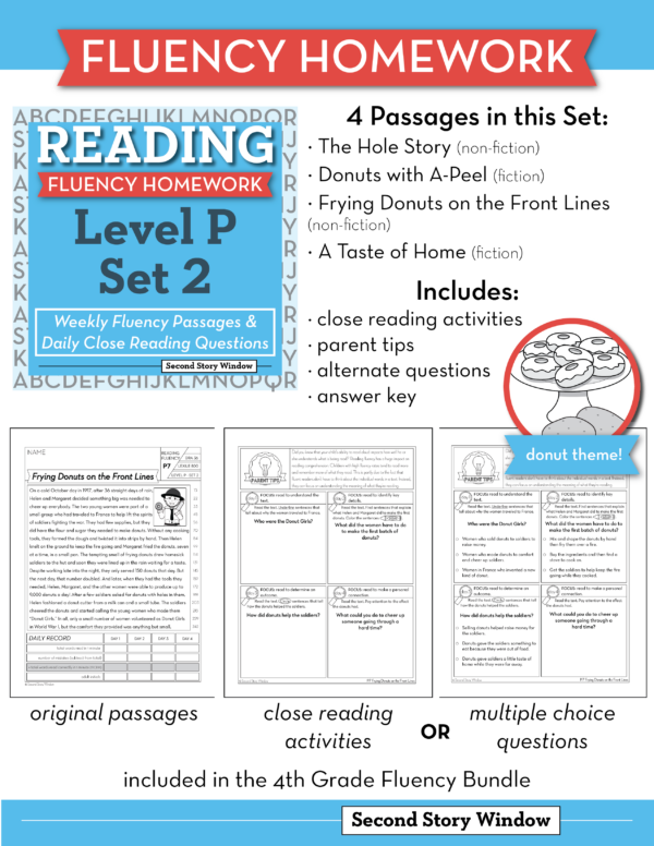 Reading Fluency Homework Level P Set 2 - Image 5