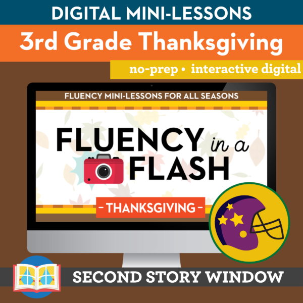 Thanksgiving Fluency in a Flash 3rd Grade • Digital Fluency Mini Lessons