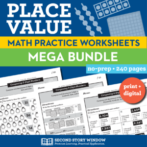 Worksheets and activities for place value