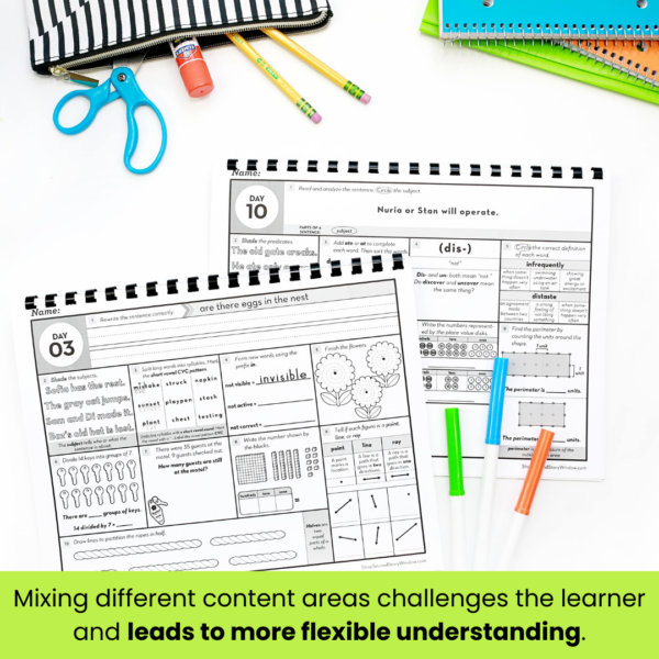 4th Grade Morning Work Term 2 • Fourth Grade Spiral Review + Google Classroom - Image 5