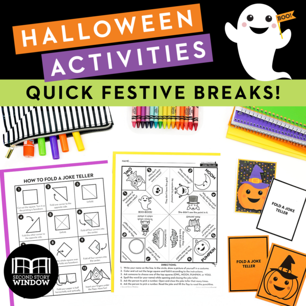 Halloween Quick Activities for October and Halloween Classroom Parties