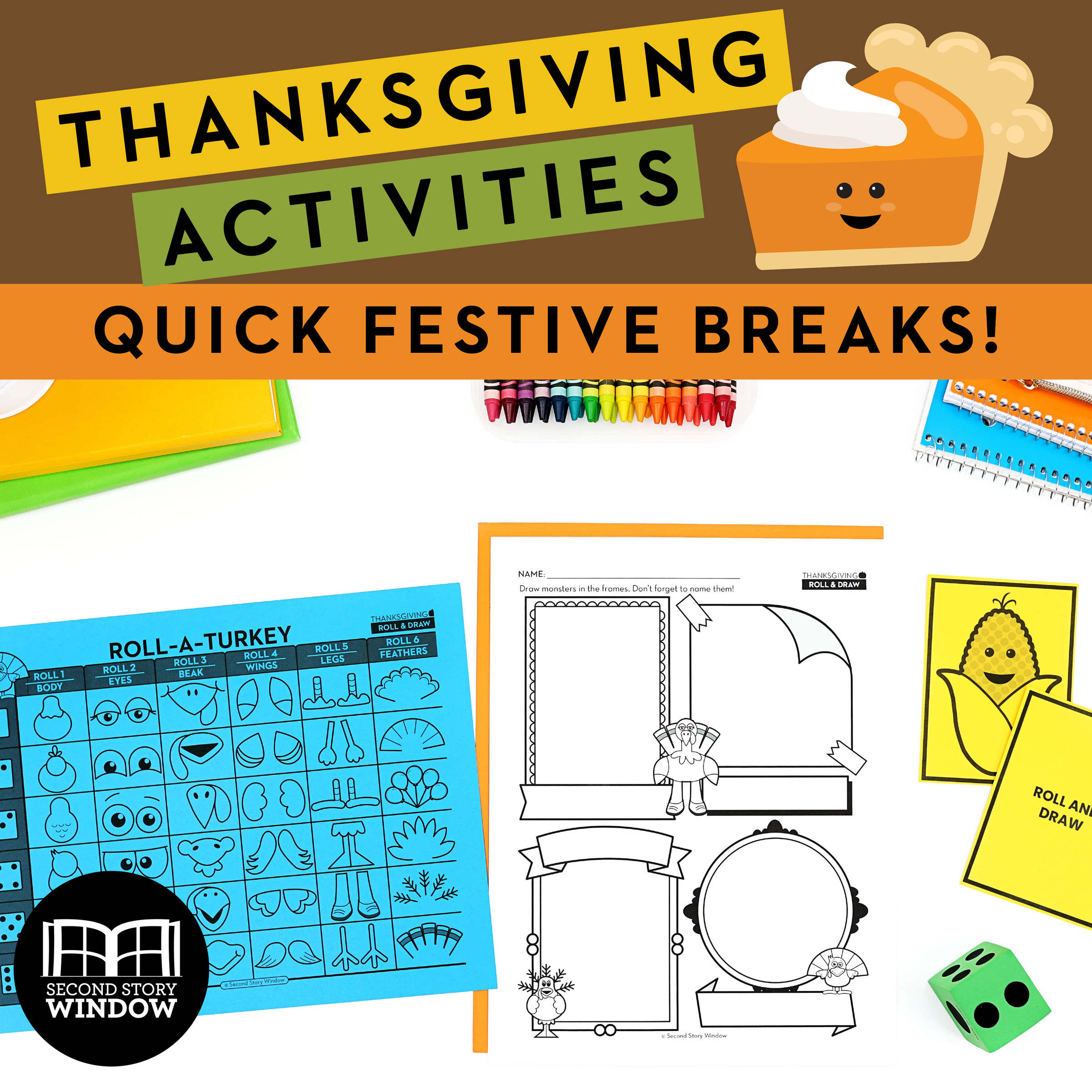 Thanksgiving Quick Activities for November and Thanksgiving Classroom Parties