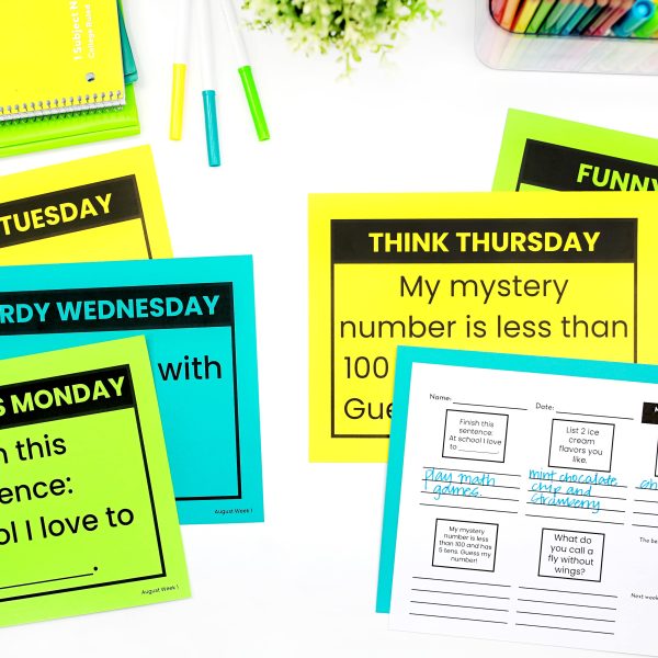 4th Grade November Morning Messages Google Slides and Printables for Morning Meeting - Image 4