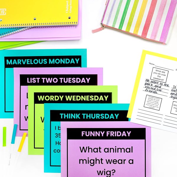 3rd Grade August Morning Messages Google Slides and Printables for Morning Meeting - Image 2