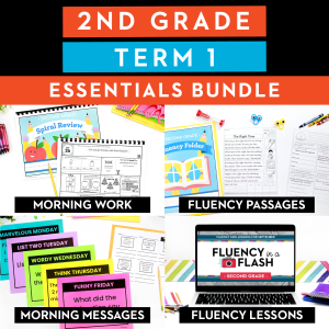 2nd Grade | Term 1 Essentials: Morning Work, Morning Messages, Fluency Passages